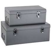 Cantine Métal Gris x2