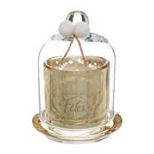 Bougie Cloche Pompon Or 95 g 