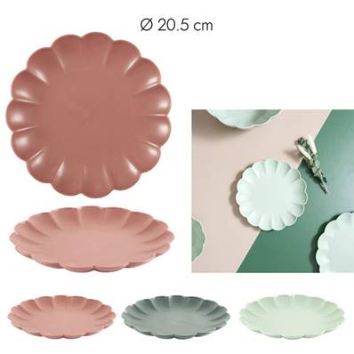 Assiette Plastique Iris D20.5cm 