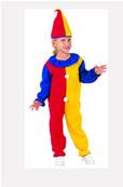 Costume Bébé Clown avec Chapeau 3-4 ans