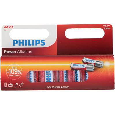 PHILIPS AA LR6 12 Piles Alcalines