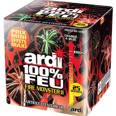 Ardi 100% Feu Fire Monster II