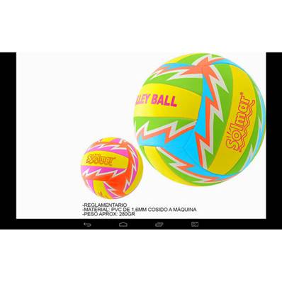 Ballon Volley Fluo 23 Cm