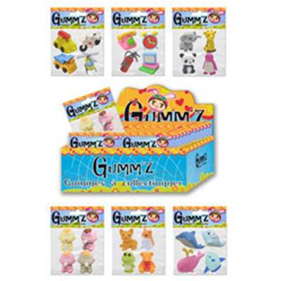 Sachets de 4 Gumm'z 6 assortis