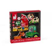 Coffret 4 Puzzles 3 D Ferme