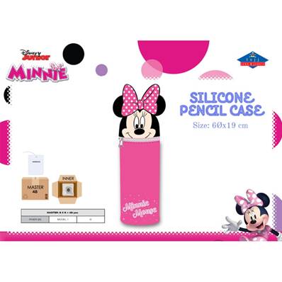 Trousse Silicone Minnie 6 x 19 Cm