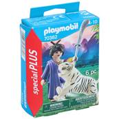 PLAYMOBIL Guerrier et Tigre