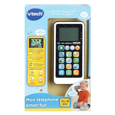 Mon Téléphone Émoti'Fun Noir & Blanc 