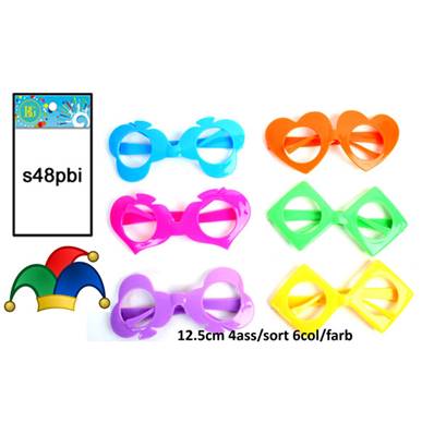 Sachet Lunettes Fun 4 Formes 12,5 Cm