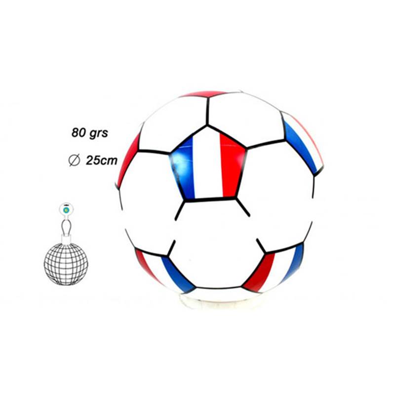 Ballon Foot PVC 25 Cm France 80 Gr (vendu dégonflé)