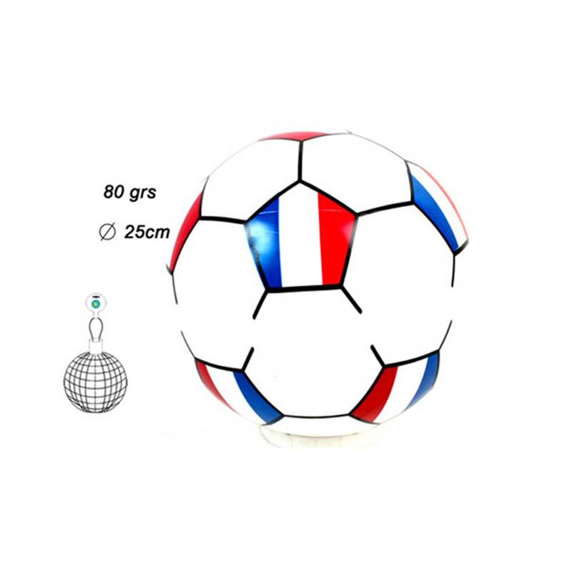 Ballon Foot PVC 25 Cm France 80 Gr (vendu dégonflé)