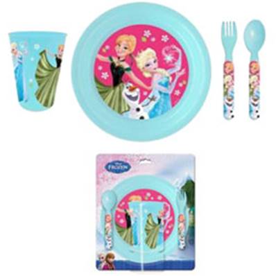 Set Dejeuner 4 Pièces Pique Nique Frozen - Reines des Neiges
