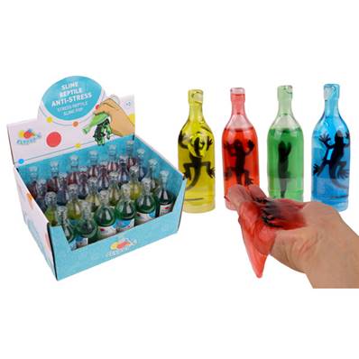 Présentoir 24 Fioles Slime Avec Lezard