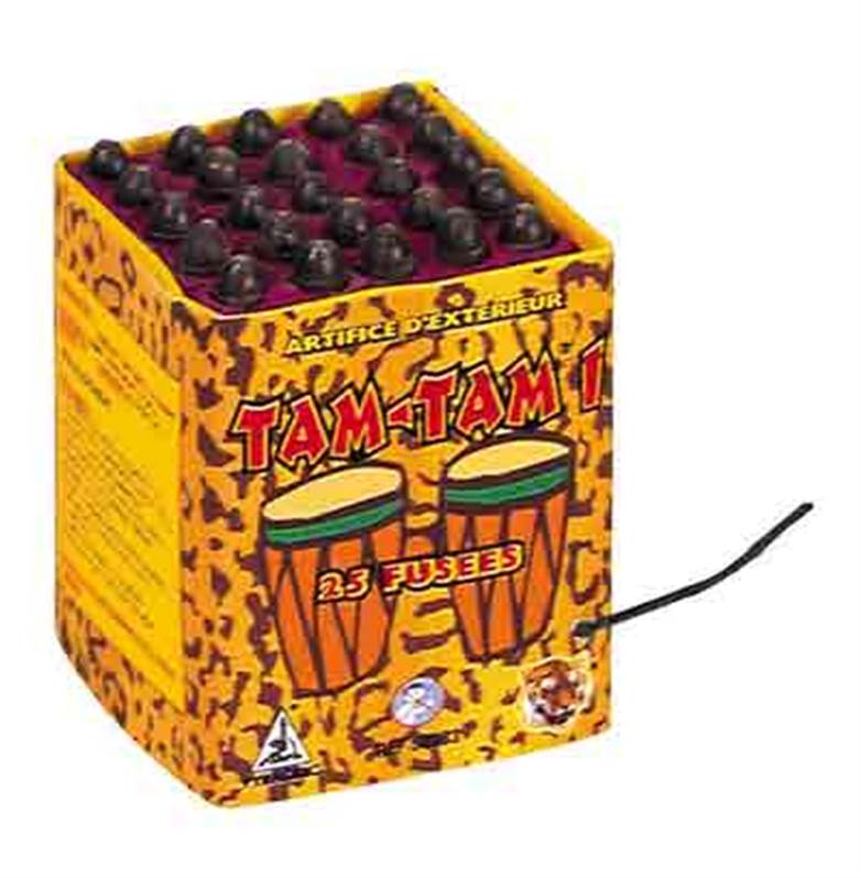 Tam Tam (25 fusees or sifflantes)  
