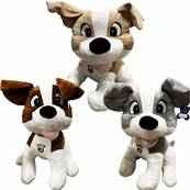 Chiens Assortis x 3  28 Cm